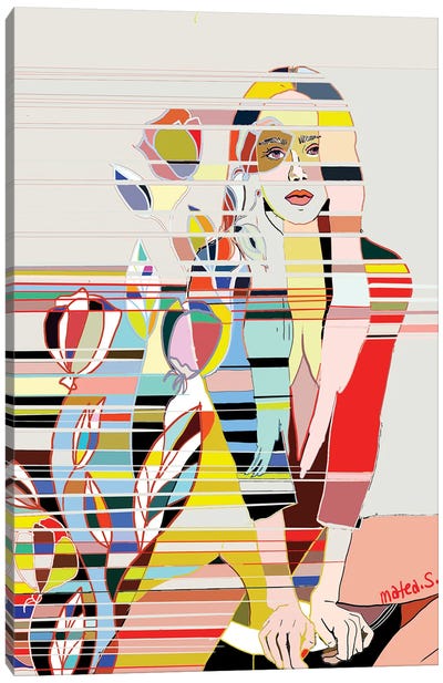 Fragmented Canvas Art Print - Matea Sinkovec