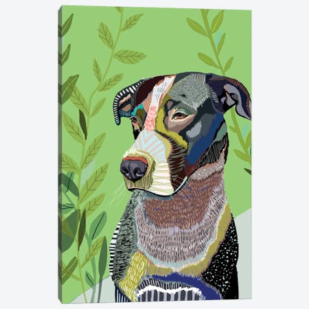 Doggo Canvas Print #SVC37} by Matea Sinkovec Art Print