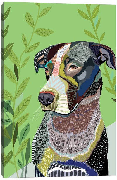 Doggo Canvas Art Print - Matea Sinkovec