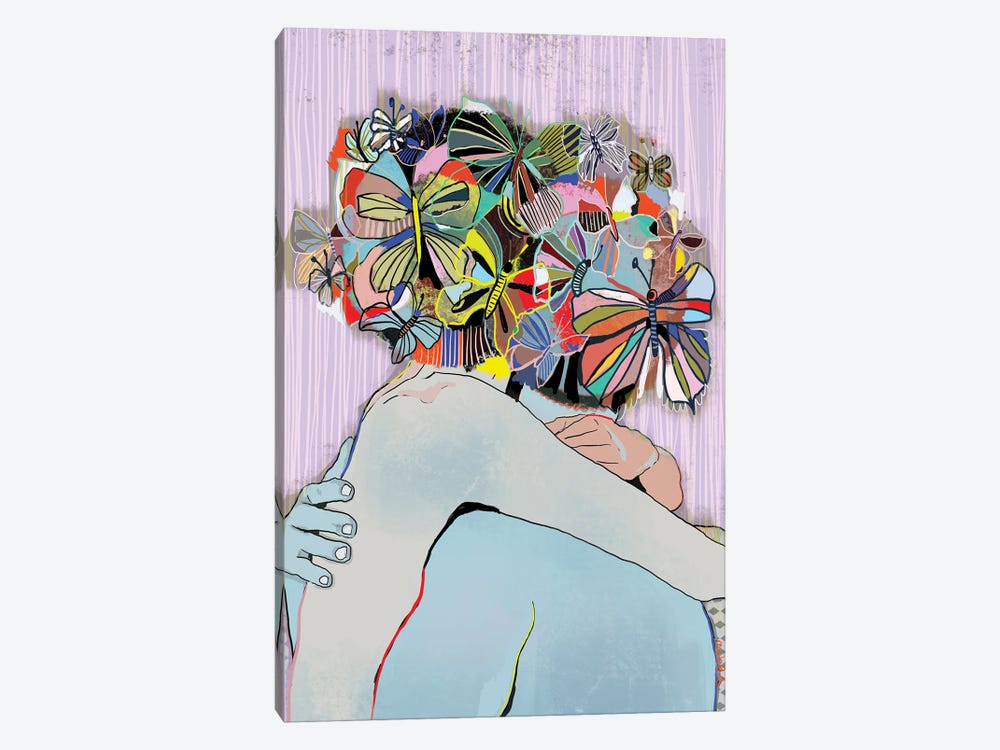 Lovers In Bloom by Matea Sinkovec 1-piece Canvas Art