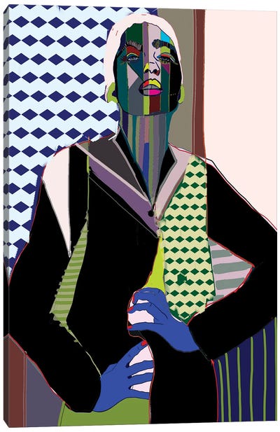 In Between Canvas Art Print - Graphic Fashion