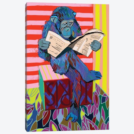 Monkey Business Canvas Print #SVC57} by Matea Sinkovec Art Print