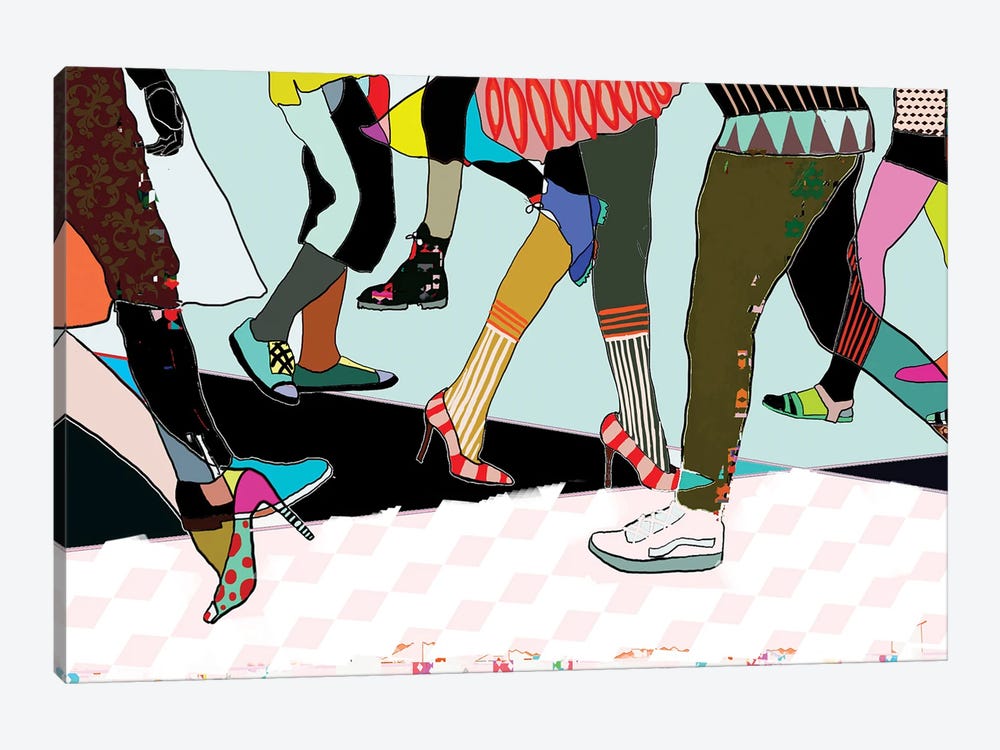 Walk A Mile In My Shoes by Matea Sinkovec 1-piece Art Print