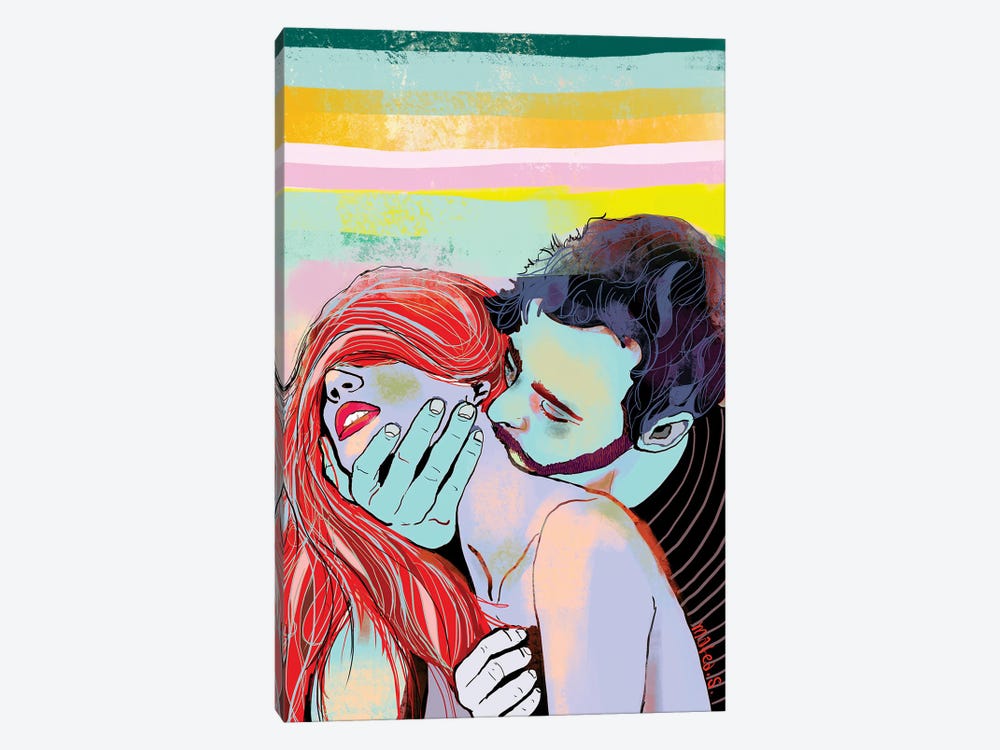 Lovers by Matea Sinkovec 1-piece Canvas Art Print