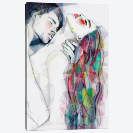 Lovers II Canvas Print #SVC72} by Matea Sinkovec Canvas Wall Art