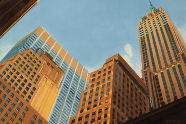 Artful Architecture: Wall Street - Looking Up by Nick Savides