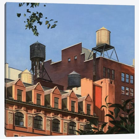 Rooftops From Madison Square Park Canvas Print #SVD107} by Nick Savides Canvas Print