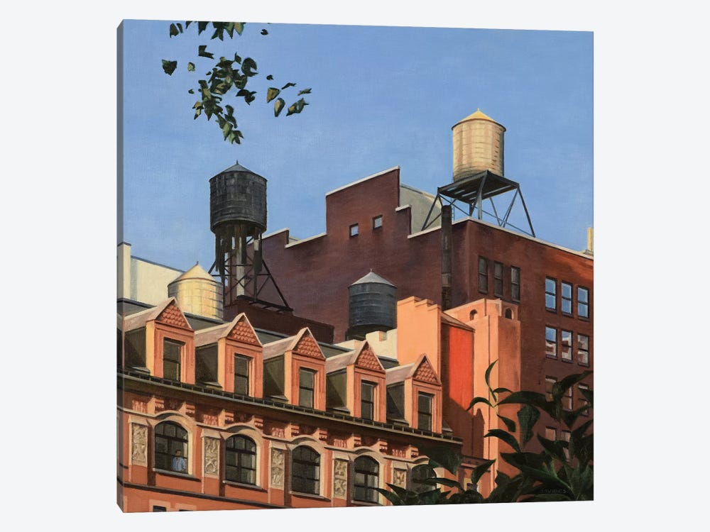 Rooftops From Madison Square Park by Nick Savides 1-piece Canvas Art