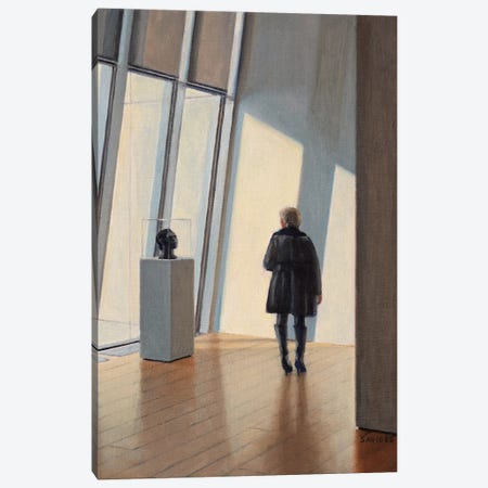 Museum Encounter Canvas Print #SVD108} by Nick Savides Canvas Wall Art