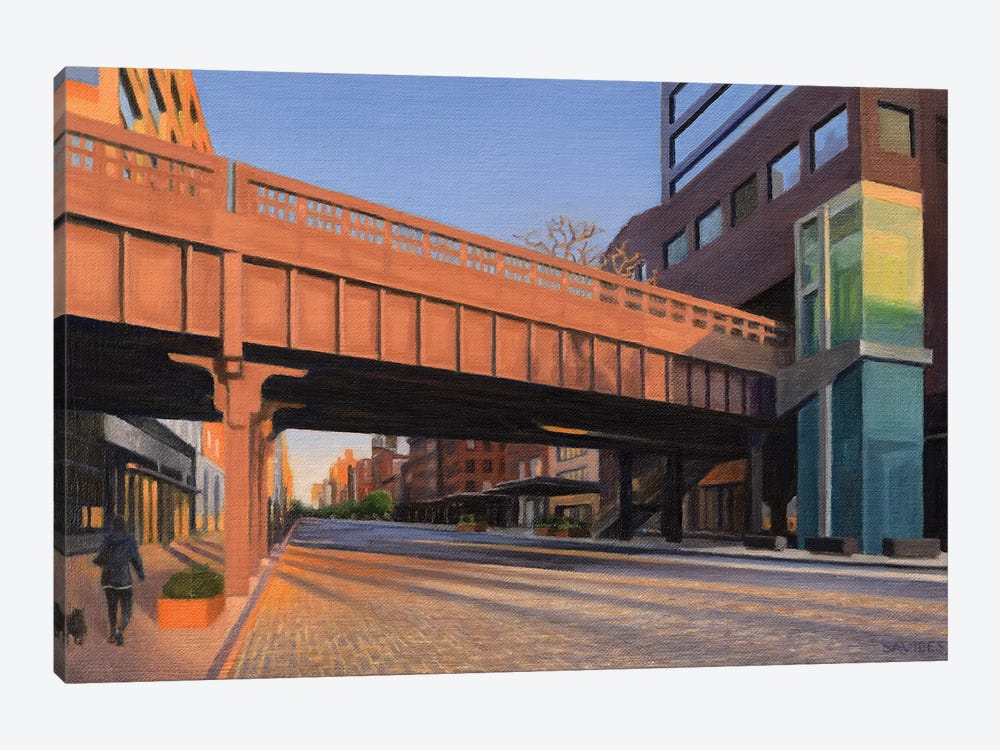 West 14th Street At Sunset by Nick Savides 1-piece Canvas Art