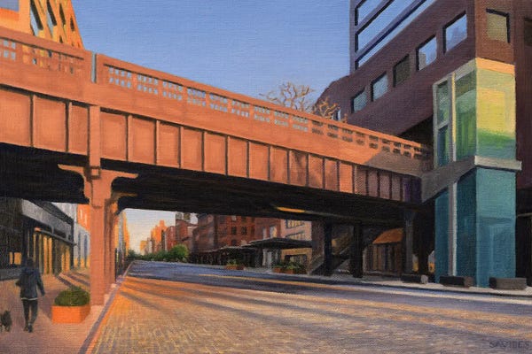 Nick Savides: West 14th Street At Sunset by Nick Savides