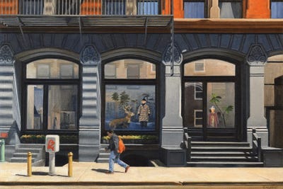 On Howard Street by Nick Savides framed canvas print