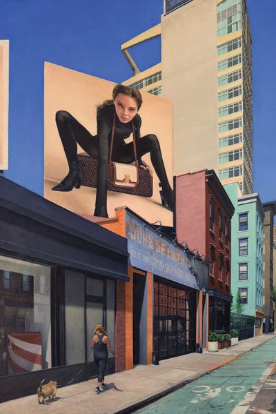 On Grand Street by Nick Savides framed canvas print