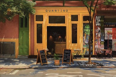 Quartino by Nick Savides framed canvas print