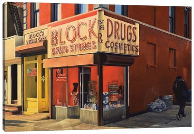 Block Drugs Canvas Art Print - Nick Savides