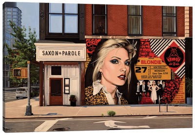 Blondie On Bleecker Canvas Art Print - Nick Savides