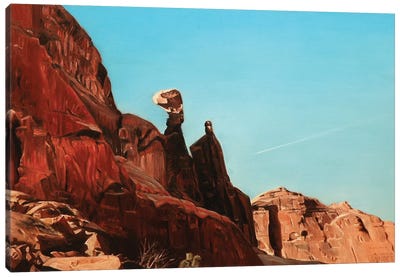 Balancing Rock Canvas Art Print - Canyon Art