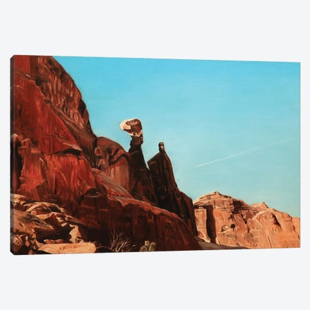 Balancing Rock Canvas Print #SVD11} by Nick Savides Canvas Art Print