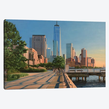 West Side Sunset Canvas Print #SVD123} by Nick Savides Canvas Wall Art
