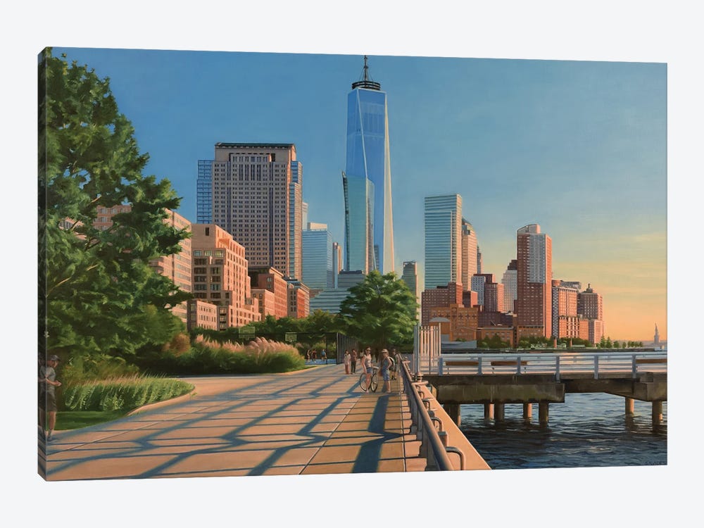 West Side Sunset by Nick Savides 1-piece Canvas Artwork