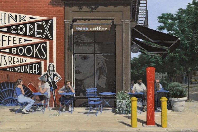 Think Coffee by Nick Savides wall art