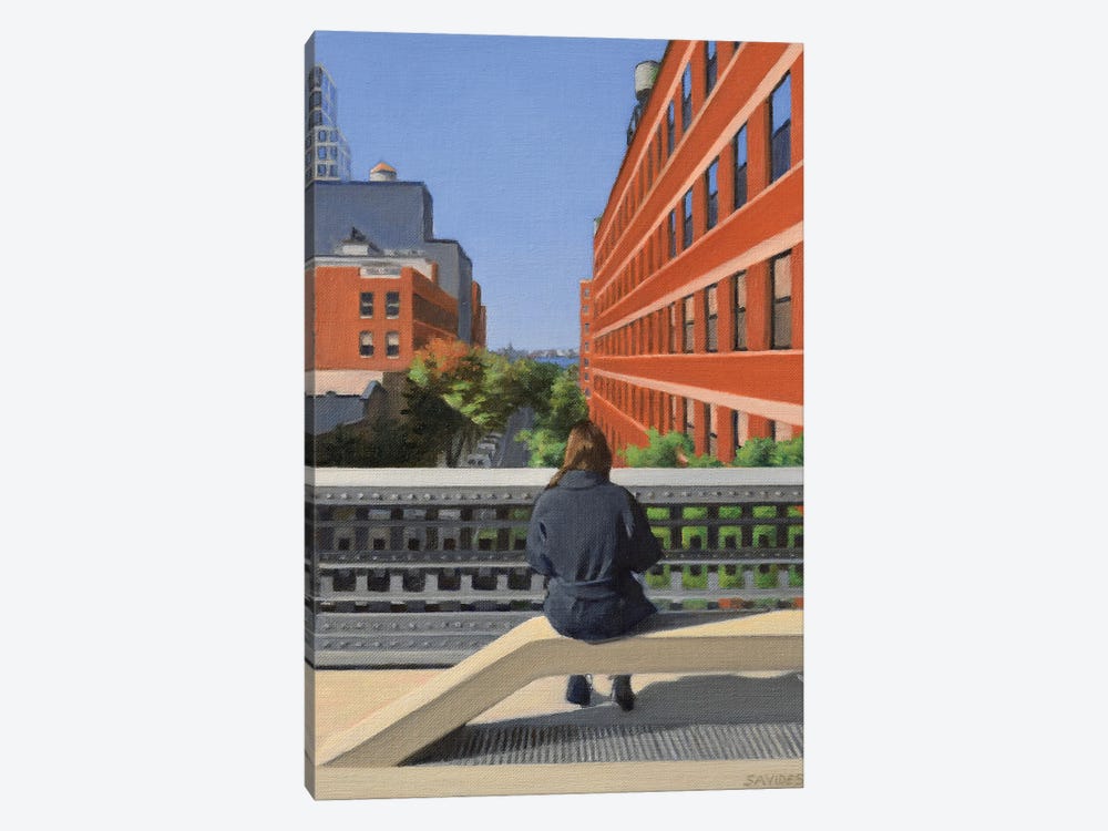 High Line Looking West by Nick Savides 1-piece Canvas Art Print