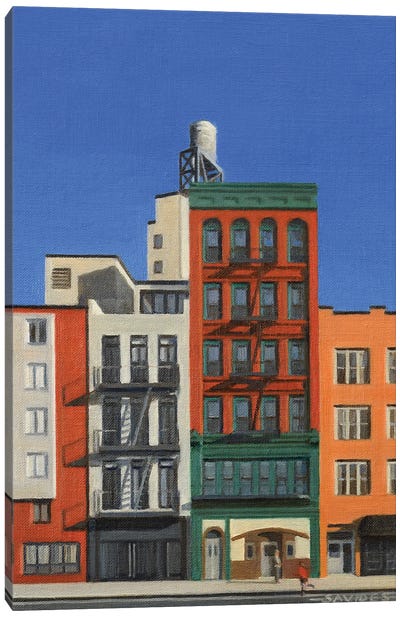 On The Bowery Canvas Art Print - Artful Architecture