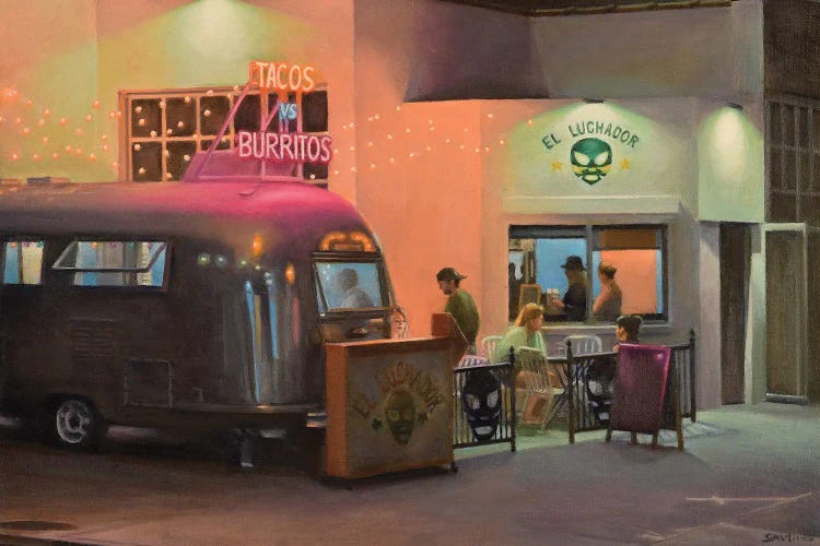 Tacos Versus Burritos by Nick Savides wall art