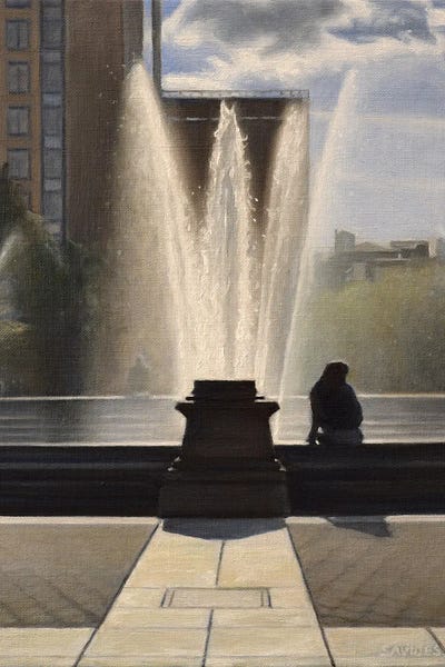 Nick Savides: The Fountain In Washington Square by Nick Savides