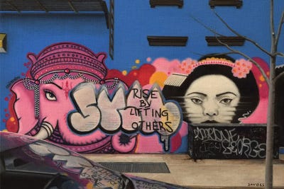 Rise By Lifting Others by Nick Savides canvas print