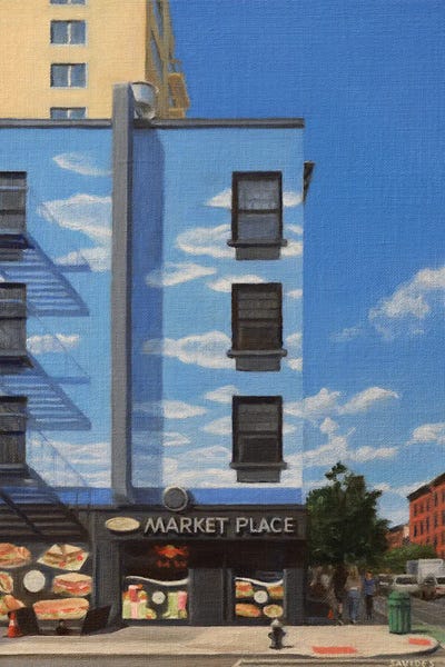 Clouds On East 9th by Nick Savides canvas print