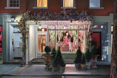 Loveshackfancy by Nick Savides framed canvas print