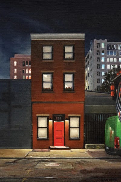 Red Door by Nick Savides canvas print