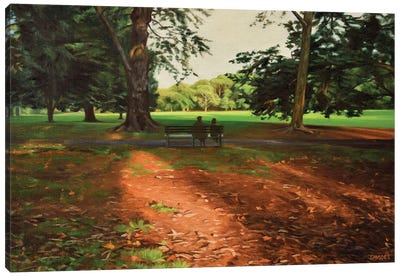 Light Through The Trees, Prospect Park Canvas Art Print - Nick Savides