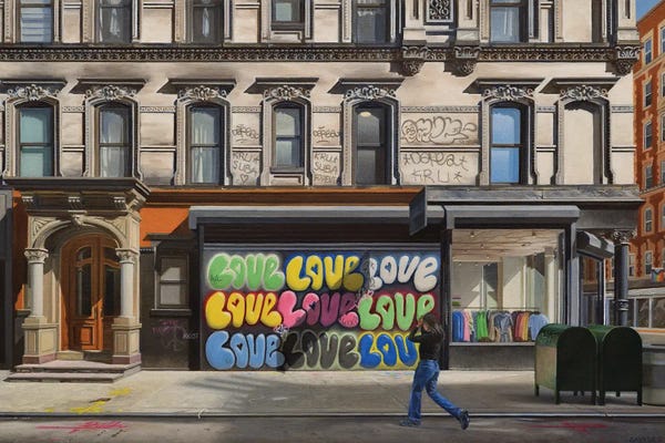 Contemporary Streetscapes: Love On Orchard by Nick Savides