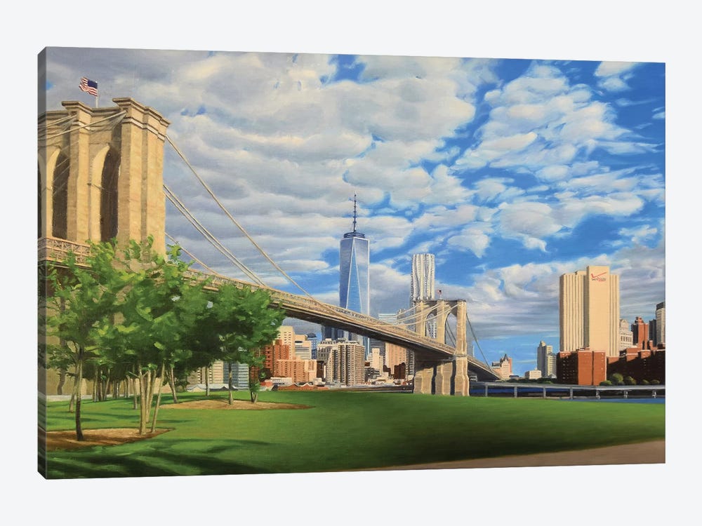 Brooklyn Bridge Park by Nick Savides 1-piece Canvas Art Print