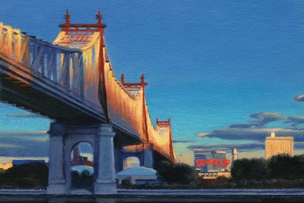Nick Savides: 59th Street Bridge At Sunset by Nick Savides