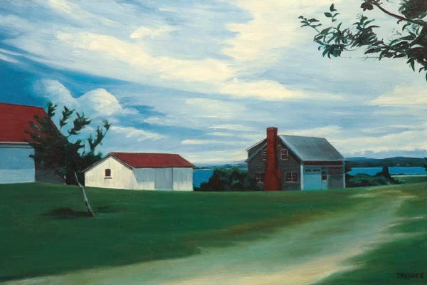 Nick Savides: Estate Overlooking Menemsha Pond by Nick Savides
