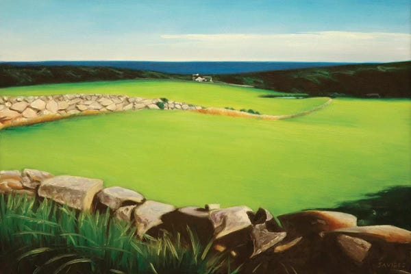 Nick Savides: Farm Along Shoreline by Nick Savides