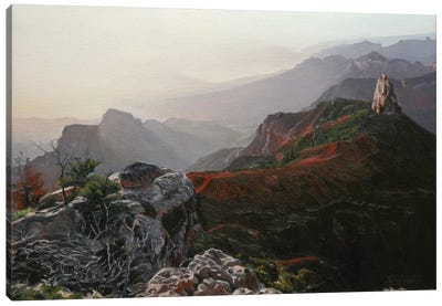 Grand Canyon At Sunrise II Canvas Art Print - Grand Canyon National Park Art