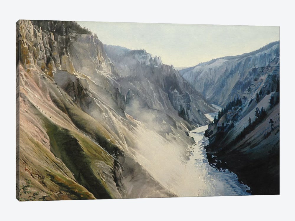 Grand Canyon Of Yellowstone At Sunrise III 1-piece Canvas Art Print