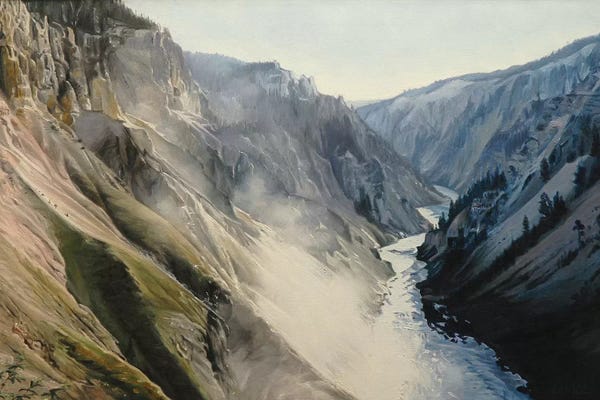 Grand Canyon Of Yellowstone At Sunrise III