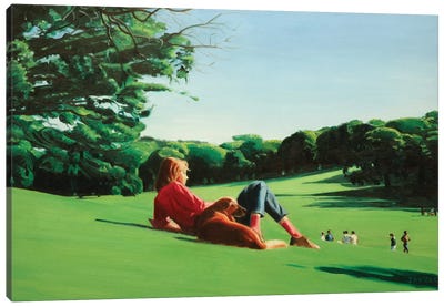 Long Meadow II Canvas Art Print - My Happy Place