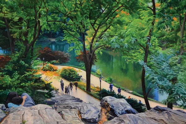 Artistic Travels: Lovers In Central Park by Nick Savides