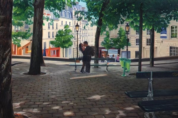 Lovers In Montmartre