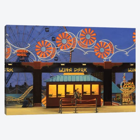 Luna Park Canvas Print #SVD42} by Nick Savides Canvas Art
