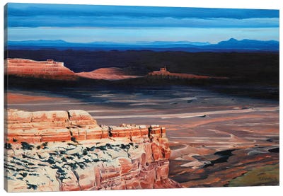 Monument Valley At Sunset Canvas Art Print - Nick Savides
