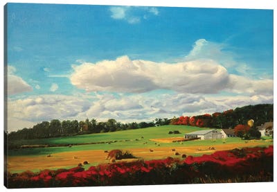 Amberg Farm Canvas Art Print - New Jersey Art