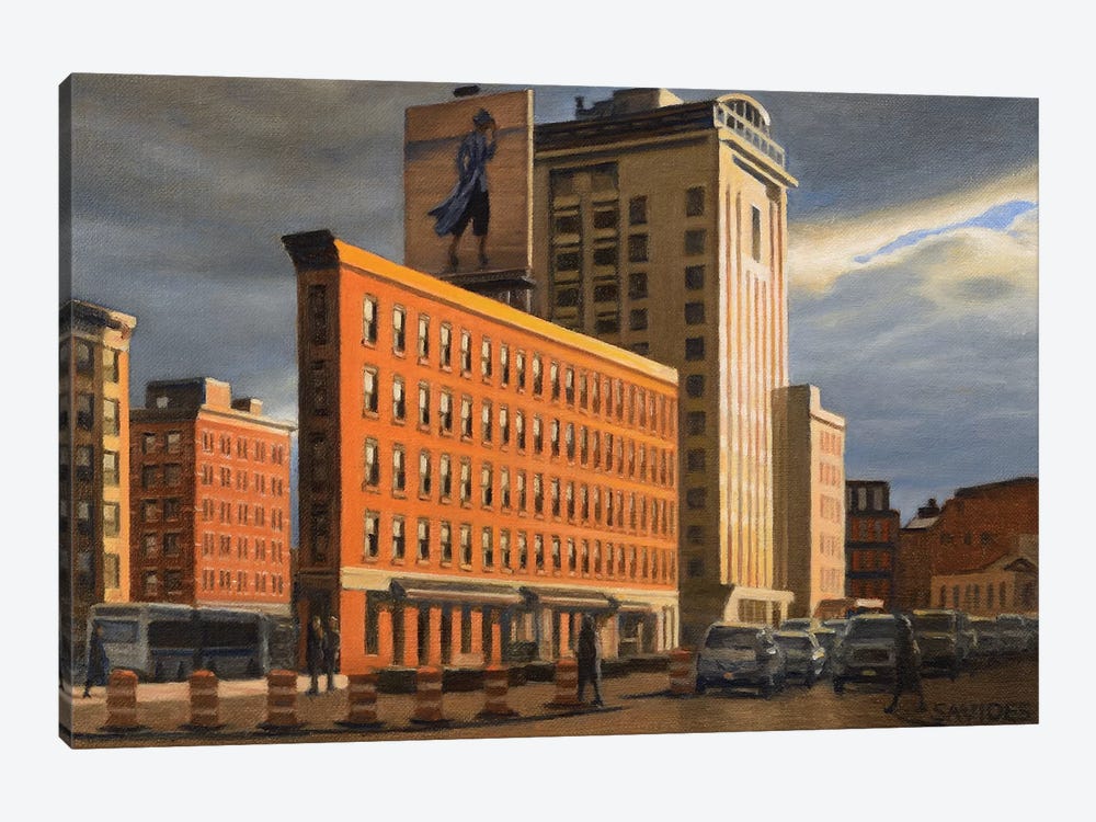 Ninth Avenue At Sunset by Nick Savides 1-piece Canvas Art