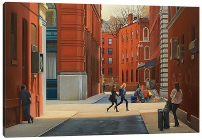 On Jersey Street Canvas Art Print - Nick Savides